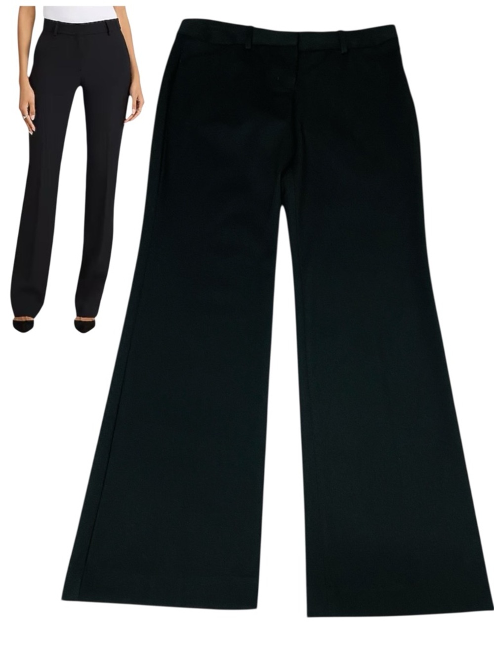 Express Editor 30x30 Barely Boot Black Dress Pants Black Women’s 2S 2P NWT
